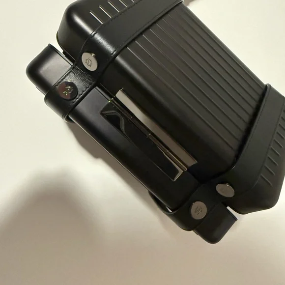 RIMOWA Cross Body Personal Bag Aluminum Black with box and dust bag - Picture 10 of 14